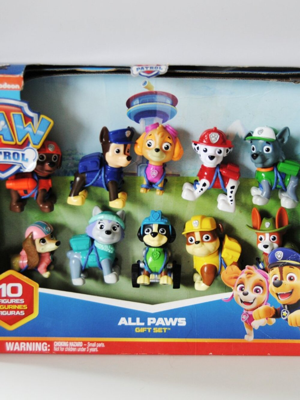 Paw Patrol All Paws Gift Set 10 Figures Collection Nickelodeon - New w/box wear